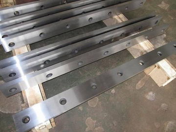 Cr12Mov Material Metal Shear Blades / Carbide Blade Tools Untuk Memotong Lembaran Logam