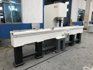 Mesin Press Otomatis 3000mm Panjang Ball Screw Linear Way Straightening Machine 100T