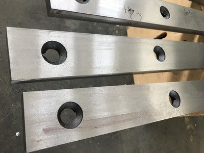 Kekerasan Tinggi Stainless Steel Logam Shear Blades 2000mm Panjang Dengan Empat Tepi