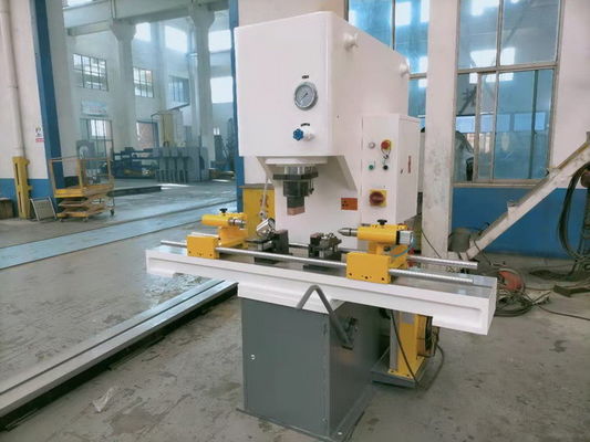 Motor Shaft Ball Screw Hydraulic Straightening Press Machine 63T Dengan Railstock