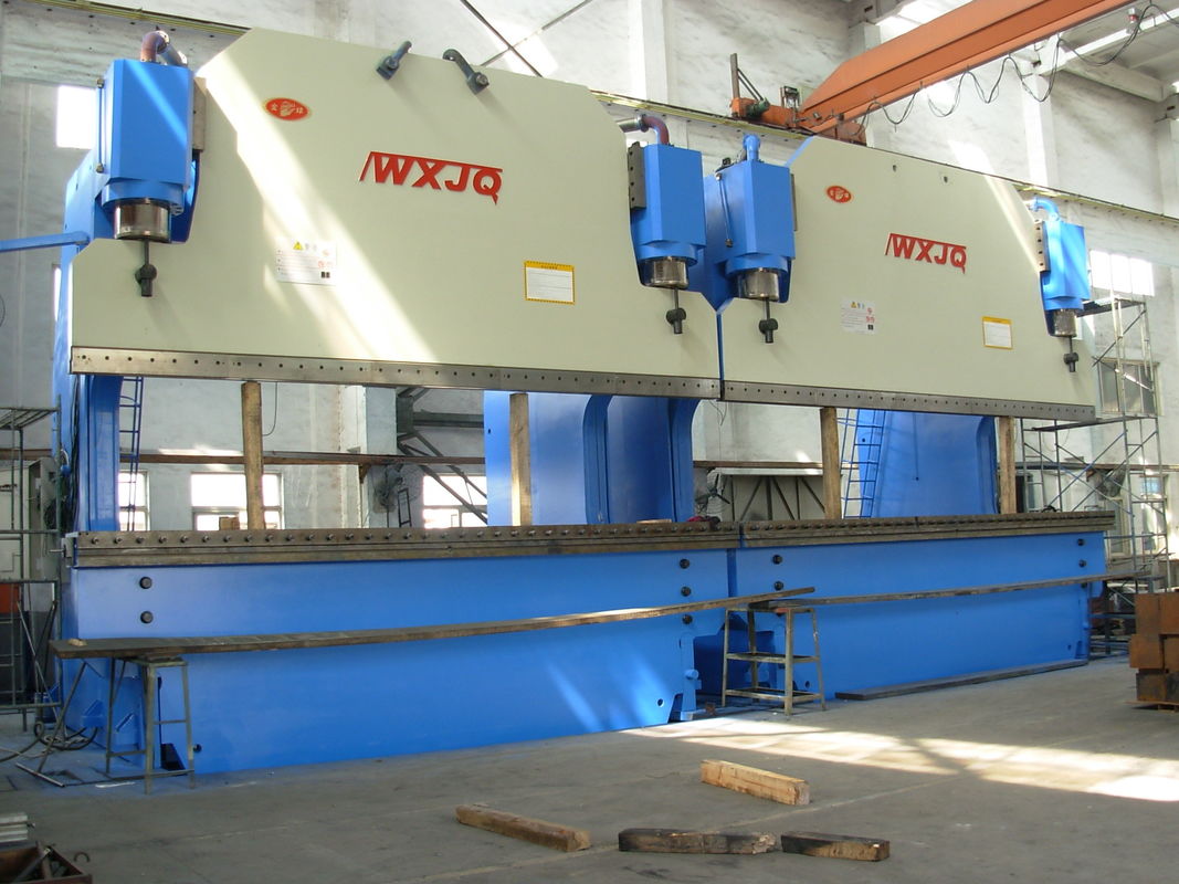 3500 Ton CNC Hydraulic Tandem Press Brake Max. Sudut lentur 30-180 derajat