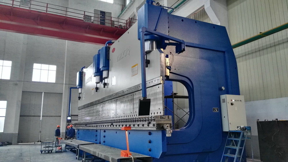 1600Ton CNC Hydraulic Tandem Press Brake Max. ketebalan lentur 20mm Baja Ringan