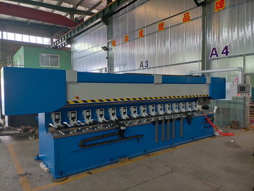 5m Panjang Mesin CNC Lembaran Logam V Grooving 1250/5000 Dengan 5 Pisau Paduan Untuk Dipotong