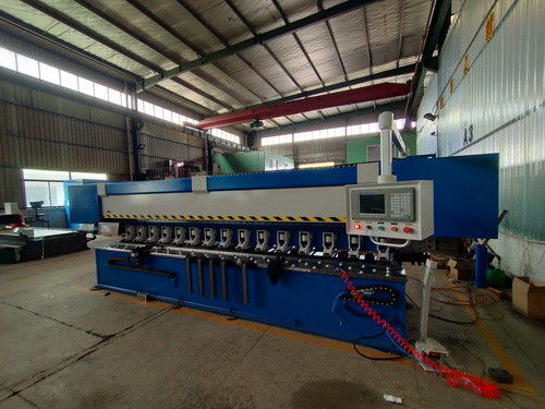 5m Panjang Mesin CNC Lembaran Logam V Grooving 1250/5000 Dengan 5 Pisau Paduan Untuk Dipotong