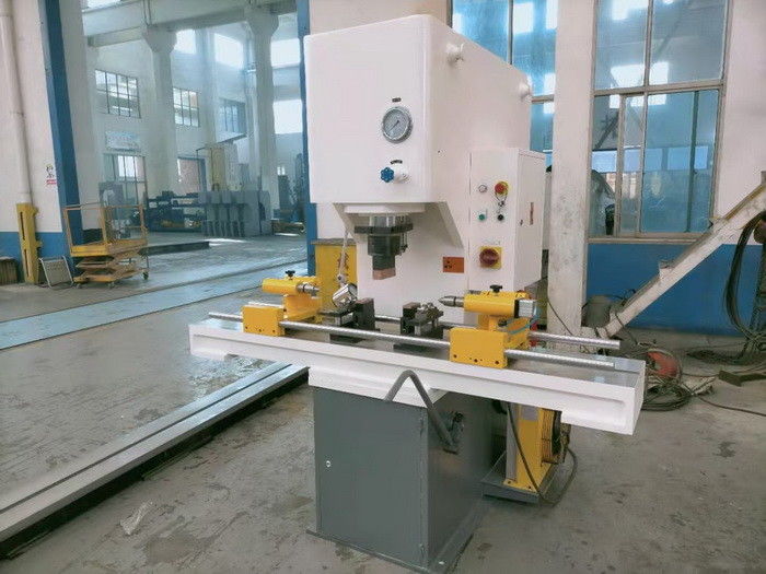 Motor Shaft Ball Screw Hydraulic Straightening Press Machine 63T Dengan Railstock