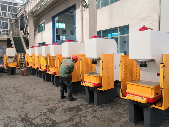 Mesin Press Hidrolik Tekanan Sereis YD41 Bantalan Kolom Tunggal 25Ton