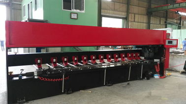 Otomatis 6mm CNC V Grooving Machine GBC05K-1250/4000 Stainless steel V Groover