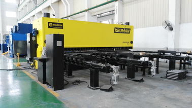 Mesin Geser Piring Makan Otomatis 20 &#39;Panjang Hydraulic CNC Guillotine Shear